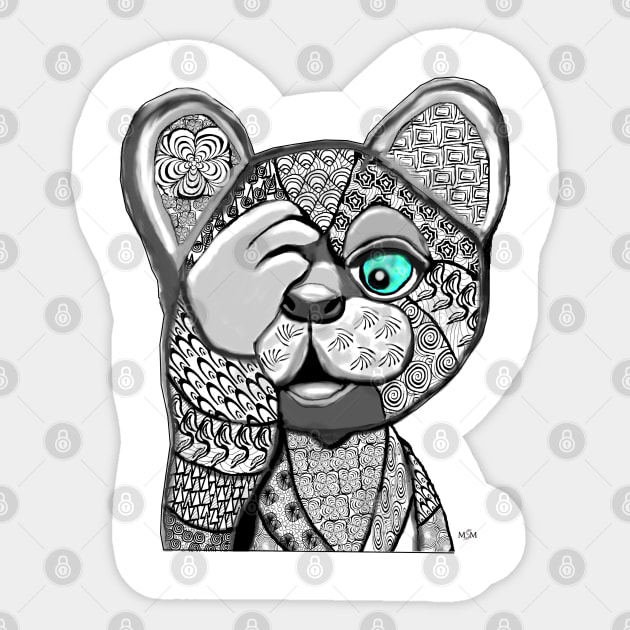 doodle cat Sticker by msmart